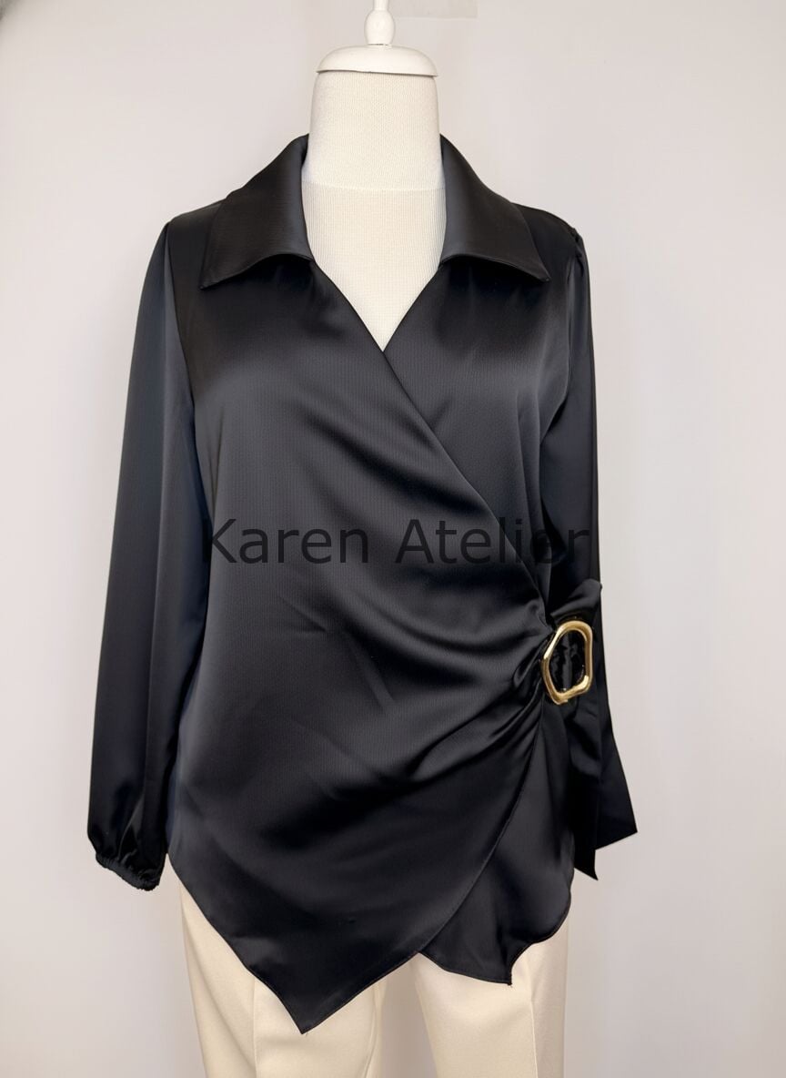 KRUVAZE GÖMLEK SİYAH 20201