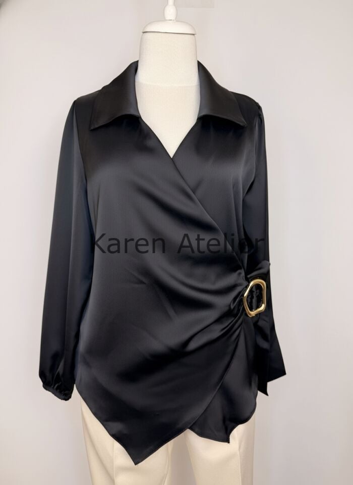 KRUVAZE GÖMLEK SİYAH 20201