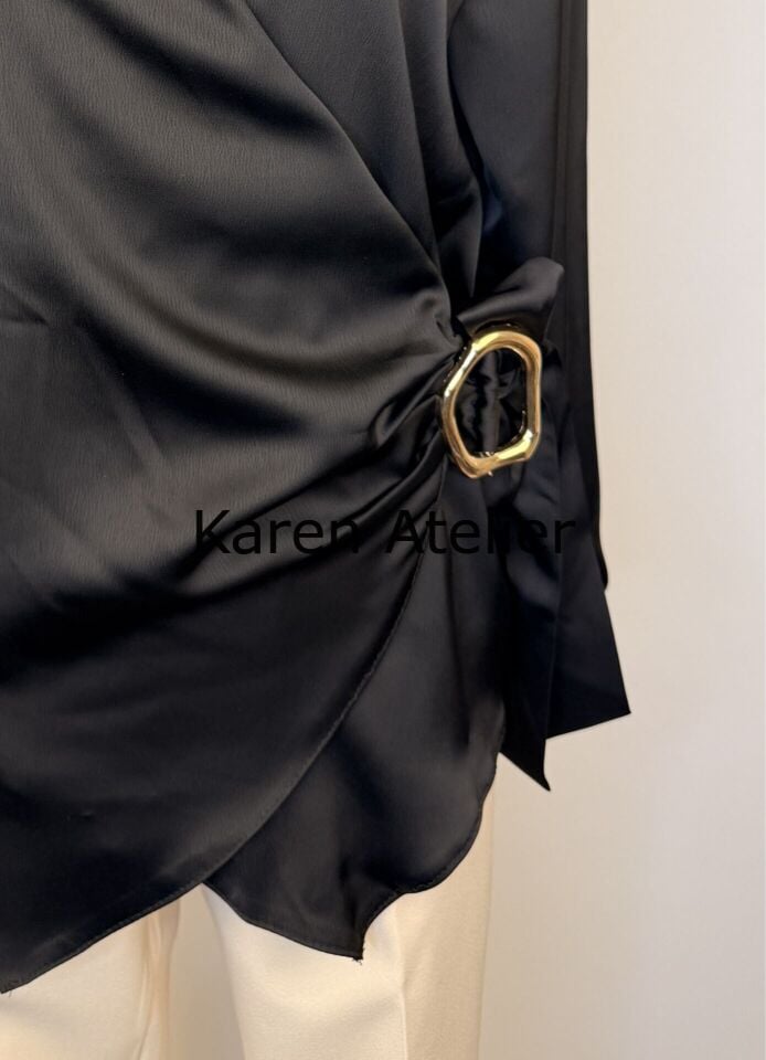 KRUVAZE GÖMLEK SİYAH 20201