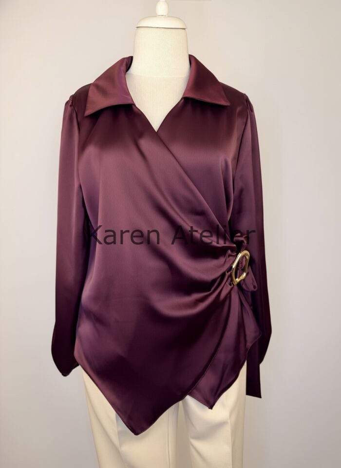 KRUVAZE GÖMLEK BORDO 20201