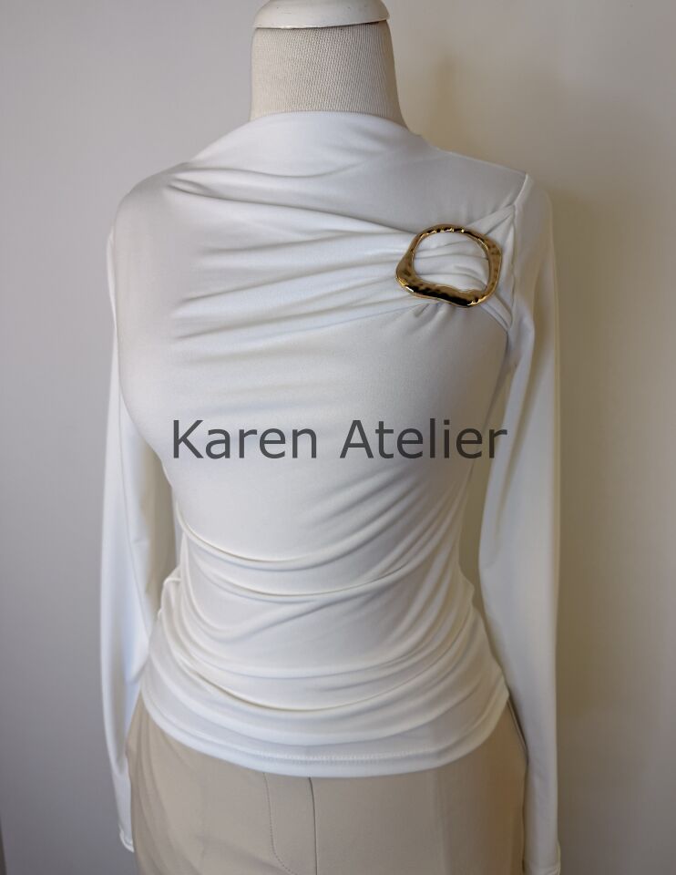 TOKALI BLUZ BEYAZ 0360