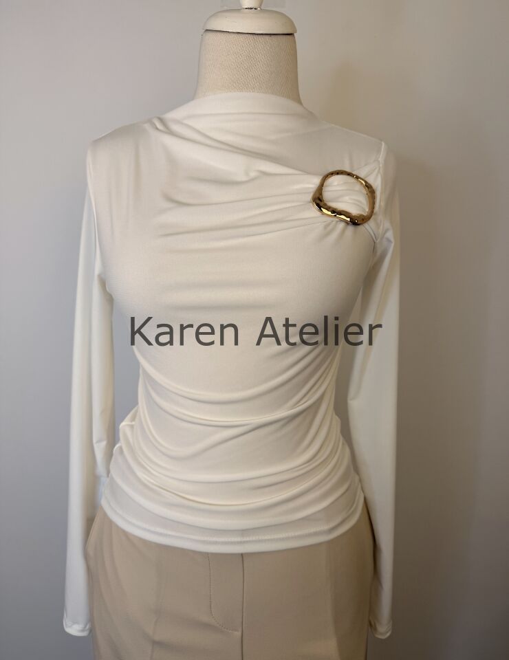 TOKALI BLUZ BEYAZ 0360