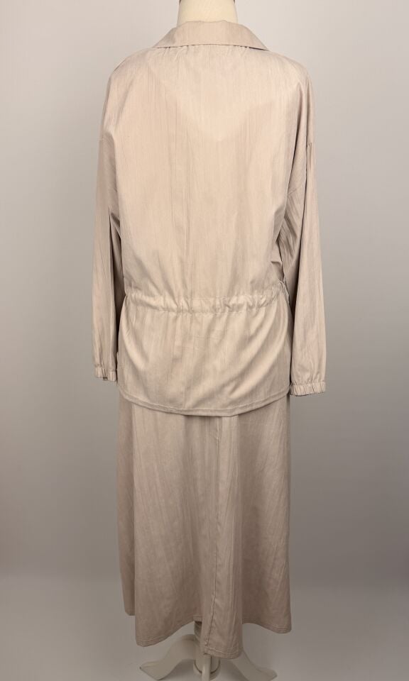 NUBUK CUBRA ETEKLİ TAKIM BEJ